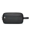 Nova Bolsa de Mão Masculina da Moda com Padrão Lichia, Bolsa Quadrada Pequena, Bolsa de Mão Masculina Estilo de Rua Transfronteiriça, Bolsa de Mão Horizontal Casual