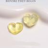 Fantasía Japonesa Brillo Onda de Agua Forma de Corazón Parche de Resina Accesorios Pendientes DIY Adorno para el Cabello Material para Funda de Teléfono Móvil
