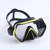 Equipo de Snorkel Gafas de Buceo de Marco Grande Alta Definición Transmiten la Luz Impermeables Antivaho Máscara de Snorkel Hebilla Ajustable Máscara de Buceo