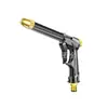 Pistola de Agua para Lavado de Autos de Alta Presión Doméstica Cepillo para Autos Boquilla para Agua de Grifo Manguera de Tubería de Agua Enjuague Potente Herramienta para Patio Jardín