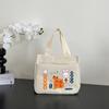 Bolso de Mano de Aspecto Elegante para Salir de Mamá, Bolso Tote Simple, Compacto, Tridimensional para Ropa de Trabajo, Lonchera de Trabajo Engrosada