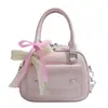 Bolso de Concha de Verano Elegante y de Moda para Mujer 2025 Nuevo Color Sólido Versión Coreana Bolso de Hombro Único Bolso Cruzado Versátil