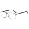 "Espejo de presión-presión" patillas plegables marco cuadrado para hombre marco de gafas ultraligero duradero TR90 marco de gafas casuales venta al por mayor