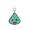 Llavero de PVC de caca de dibujos animados, llavero con forma de langosta, accesorio para mochila, pequeño regalo creativo y lindo, llavero novedoso