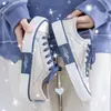 Zapatos de Lona Ins Niche para Mujer 2024 Nuevo Otoño Estilo Coreano Versátiles Ulzzang Estudiante Galleta Zapatos Blancos Pequeños de Tabla