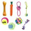 Atacado do Fabricante Brinquedos para Cães de Estimação, Cordas de Algodão Nózadas Tecidas à Mão Resistentes à Mordida para Limpeza de Dentes e Mastigação para Cães Pequenos