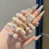 Elástico de cabelo antiderrapante para mulheres, novo modelo 2026, elástico de cabelo durável, faixa de cabeça de alta elasticidade, anel de cabelo para rabo de cavalo