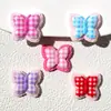 Parche de Mariposa a Cuadros de Doble Cara de Dibujos Animados Accesorios de Resina Pegamento de Crema DIY Funda de Teléfono Pasador Decoración de Taza de Agua Materiales