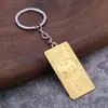 Venta Directa del Fabricante de Colgantes de Joyería Hip-Hop Europeos y Americanos, Colgantes Llavero Populares Transfronterizos Personalizados con Temática de Dinero Billetes de Dólar