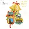 Ímãs de geladeira Taiyuan atrações da cidade ímãs de geladeira magnéticos de madeira Museu de Shanxi Templo Shuangta presentes turísticos atacado