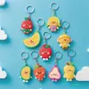 Serie de Frutas Llavero de Silicona Suave de PVC Personalizado Transfronterizo Colgante de Dibujos Animados Personalizado Accesorios Llavero de Coche al por Mayor