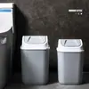 Cubo de basura para el hogar Inodoro Baño Sala de estar Accesible Lujo Comercial Cubierto Dormitorio Cocina Cubierto Dormitorio Tapa abatible Papelera