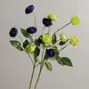 Flor Artificial con 6 Ramas Altas, Rosa Té Loto, Arreglo Floral de Piso para Boda, Decoración del Hogar, Accesorio para Fotografía, Flores Artificiales al por Mayor