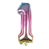Globos de Papel de Aluminio Digitales de 16 pulgadas Versión Americana Color Gradiente Oro Rosa Globos de Papel de Aluminio Plateados Globos de Cumpleaños