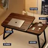 Escritorio pequeño para computadora ajustable y plegable para la cama, adecuado para dormitorio, uso doméstico, escritorio de escritura para estudiantes, dormitorio y escritorio de estudio para personas perezosas