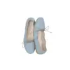 Zapatos de ballet de tacón bajo con lazo de colores para mujer, nuevo estilo primavera/verano, cómodos y versátiles zapatos planos de abuela, zapatos de un solo color de punta poco profunda