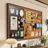 Parede de Exibição de Fotos Magnética Vermelho Azul Criativo DIY Painel de Fundo para Parede de Fotos Decoração de Parede de Corredor Exibição