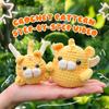 Muñeca Combinada Tigre Volador Pequeño Tejido Juego Completo Paquete de Material Manual en Inglés DIY Mochila Escolar Colgante Llave de Coche