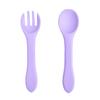 Cuchara de goma suave para bebé, alimento complementario para bebé, agua de alimentación, cuchara pequeña de silicona suave, herramientas para comer para niños, tenedor de entrenamiento, cuchara de silicona