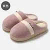 Chinelos de algodão listrados para homens, chinelos de inverno para casa, quentes e antiderrapantes, com sola macia, para uso doméstico, atacado