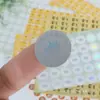 Etiqueta de Certificado Adesivo a Laser, Adesivo de Vedação, Adesivo de Aprovação de Inspeção QC, Material Ecológico, Design Rasgável
