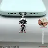 (Plano 2D)-Cráneo de Béisbol - Material Acrílico Tapón de Polvo para Teléfono Móvil Dispositivo Encantador, Teléfono Móvil Neutro