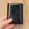Bestseller Transfronteiriço 70% de desconto Carteira Curta Couro Genuíno Masculina Grande Capacidade Porta-Cartões Carteira de Couro