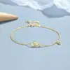 Outono e inverno de 2024 novo S925 prata de lei design de nicho requintado moda versátil pulseira de amor rosa temperamento de luxo leve