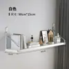 Estante para Pared sin Taladro para Sala de Estar, Estante de Almacenamiento para Cabecera de Dormitorio, Panel Divisor para Pared, Estante para Router