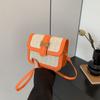 Bolso de mujer moderno con costuras tejidas, bolso pequeño cuadrado elegante y moderno, bolso de hombro personalizado, bolso cruzado