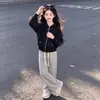 Nuevo Conjunto Casual de Dos Piezas para Niñas: Sudadera con Capucha Dulce y Linda y Pantalones de Pierna Ancha para Primavera y Otoño 2026