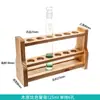 Soporte de Tubos de Ensayo de Madera 10 25 50 100ml 6 Agujeros 12 Agujeros con Tapón Vidrio Madera Tubo de Ensayo Colorimétrico Soporte Medicina Otro