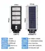 Luz de Calle LED Integrada Solar Luz de Jardín Nueva Luz de Calle Orientada a las Personas para Zonas Rurales Luz Solar Impermeable para Exteriores