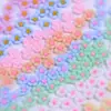 Accesorios de flor de cinco pétalos carnosos tridimensionales joyería para uñas de resina venta al por mayor flores de color claro materiales para accesorios de bricolaje