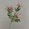 3 cabezas de flor de apio silvestre artificial flor de seda al por mayor decoración sala de modelo de estudio suministro transfronterizo fresco y natural