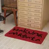 Tapete de Chão Veludo Listrado Desenho Animado Retrô Transfronteiriço, Tapete Absorvente para Entrada de Banheiro, Tapete Decorativo para Pé de Cama de Quarto, Em Estoque