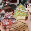 Caixa de Embalagem para Bolo de Morango Árvore de Natal Transparente Descartável Caixa de Embalagem para Sobremesa de Panificação Mousse Caixa de Tiramisu