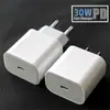 Carregador Pd30W Cabeça de Carregamento Rápido Padrão US Adequado para Apple Iphone17 Cabeça de Carregamento Padrão Europeu Tipo C Conjunto Transfronteiriço