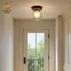 Lámpara de Techo Vintage Retro para Pasillo, Corredor, Entrada, Balcón, Lámpara Moderna Minimalista Creativa Nórdica de Bola de Frijol Mágico