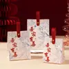 Estilo Chinês Guofeng Caixa de Doces de Casamento Feliz Caixa de Presente Acompanhante de Noivado Nova Caixa de Doces de Casamento de Nicho Caixa Vazia