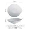 Cuenco de Cerámica Creativo para Ensalada, Cuenco para Postre, Vajilla de Lujo Ligero Estilo Occidental, Plato para Sopa Comercial de Gama Alta, Plato Ceremonial de Moda
