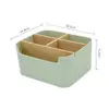 Porta bolígrafos con logo de lote pequeño Organizador de papelería Caja de almacenamiento para escritorio del hogar Caja de almacenamiento para brochas de maquillaje