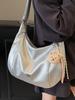 2025 Nova Bolsa Tote Casual Estilo Coreano para Estudantes, Bolsa Transversal de Ombro da Moda Versátil de Grande Capacidade para o Dia a Dia Feminina