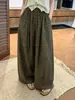 Calça pantalona estampada estilo retrô para mulheres, nova moda outono, cintura alta, solta, emagrece, versátil, calça casual com vibe relaxada