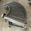Horno túnel de secado de alimentos máquina dobladora de malla transportadora línea de montaje de limpieza de pasteles, frutas y verduras pequeña banda transportadora giratoria