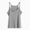 Tirantes de Belleza con Hilo Europeo y Americano Estilo Bm Top Ajustado Chica Caliente Tirante Delgado Chaleco con Forma de I Ropa Interior Base para Mujer Ropa Exterior Verano