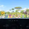 Adornos Lindos de Labubu para Coche, Pequeños Adornos para Coche, Consola Central de Coche Eléctrico, Accesorios para el Interior del Coche, Decoración de Pantalla de Navegación