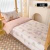 Conjunto de Cama Estudantil de Algodão 40S Desenho Animado Conjunto de Seis Peças Almofada Colchão Dormitório de Funcionários Edredom Conjunto de Três Peças de Algodão Puro
