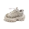 Zapatillas Deportivas de Suela Gruesa para Mujer 2026 Primavera y Otoño Nuevo Estilo Suela de Plataforma Aumentadoras de Altura Tenis Casuales Zapatos Blancos Retro