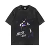 Camiseta Lavable de Manga Corta para Pareja Estilo Anime Bidimensional Solo Leveling Yo Subo de Nivel Solo Suministro Transfronterizo Exportación